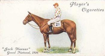 1933 Player's Derby and Grand National Winners #44 Jack Horner Front